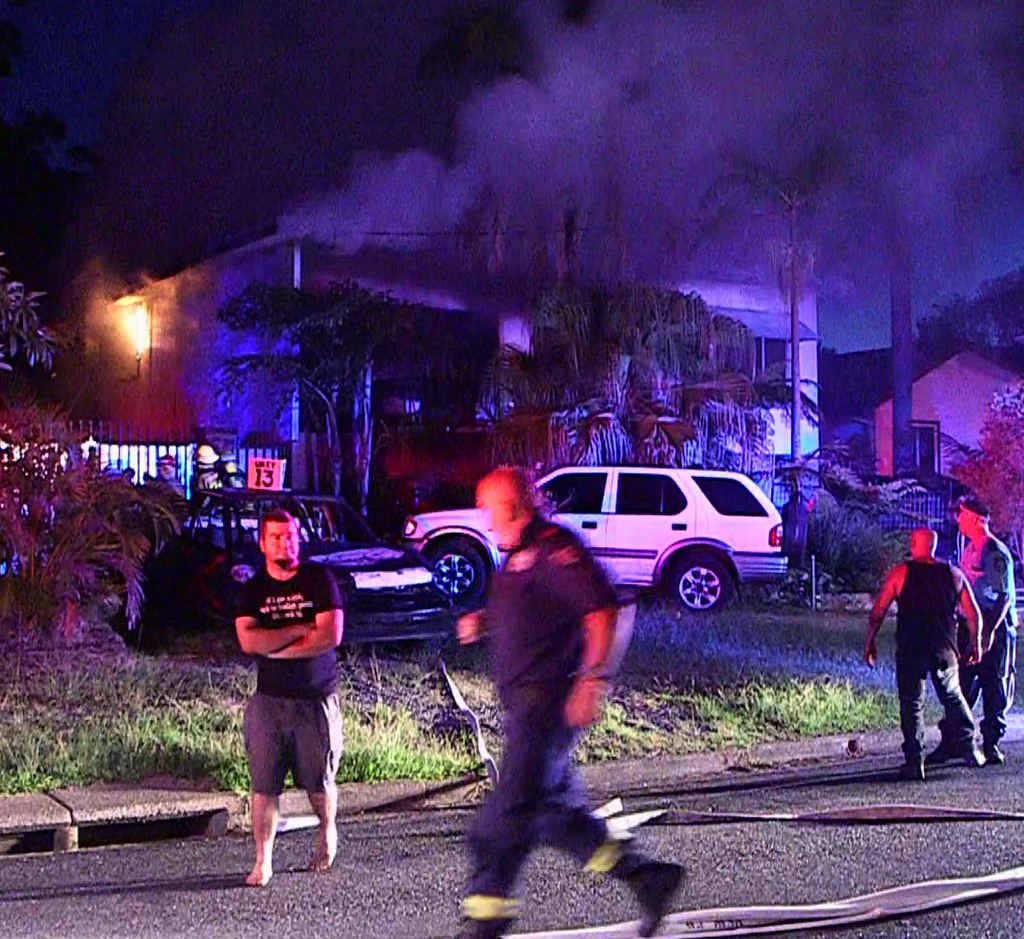 GUTTED: An uninsured home in Marcia St was extensively damaged by fire early yesterday, despite the best efforts of fire crew. Photo: FRANK REDWARD. GUTTED: An uninsured home in Marcia St was extensively damaged by fire early yesterday, despite the best efforts of fire crew. Photo: FRANK REDWARD.